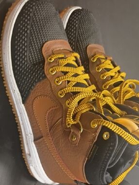 Nike  LF-1Brown Black Yellow High-Top Boots